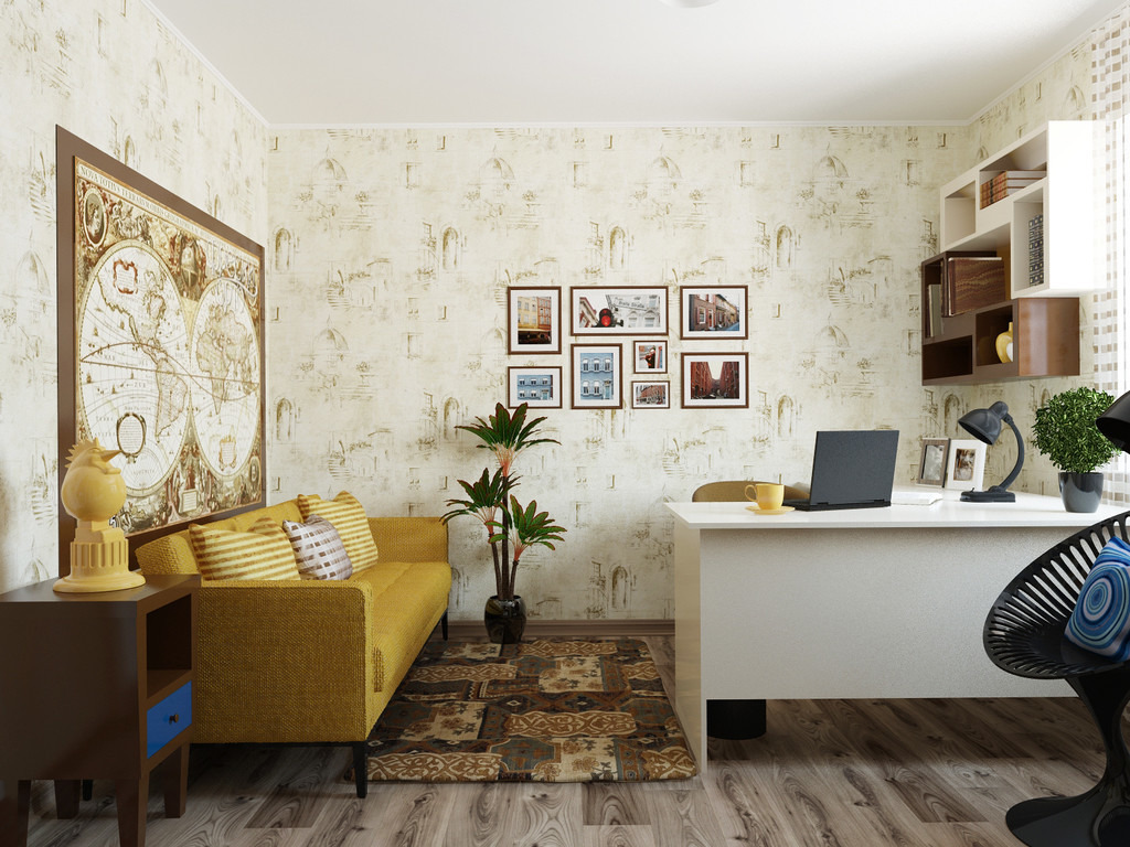 расстановка мебели в офисе